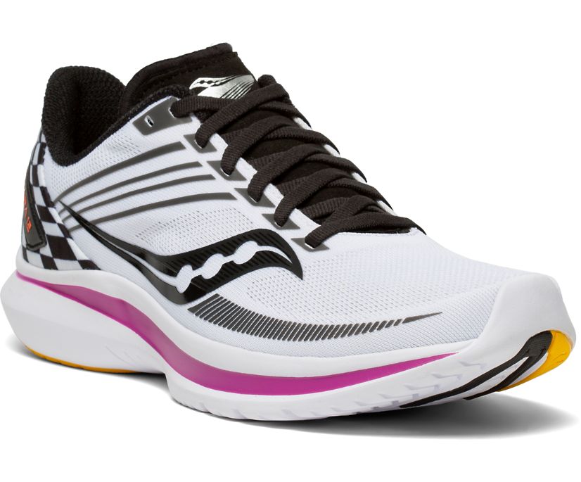 Saucony Kinvara 12 Women's Running Shoes White / Black | AU 174KORI